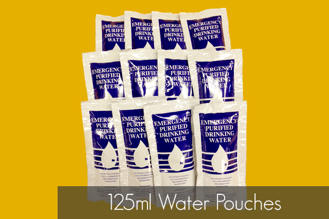 125ml Water Pouches