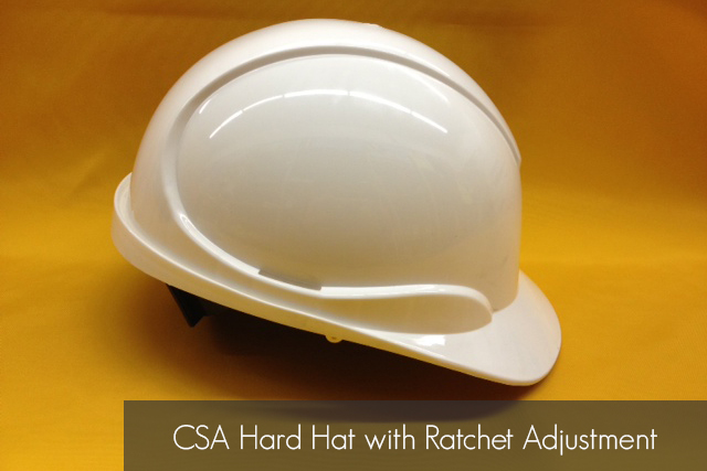CSA Hard Hat with Ratchet Adjustment