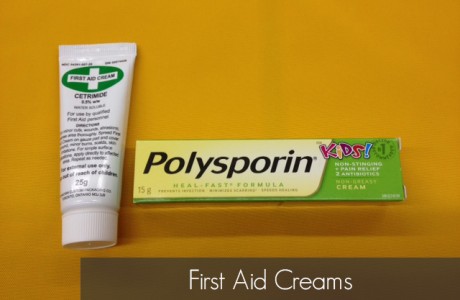 <strong>Part Number</strong>
Cetrimide First Aid Cream – L12317
Kids Polysporin Cream – 189
<strong>CONTENTS</strong>
Cetrimide First Aid Cream (25g)
Kids Polysporin (15g) 
Products/Kits displayed may vary slightly than portrayed.