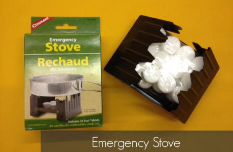 <strong>Part Number</strong>
Emergency Stove – 9560
<strong>CONTENTS</strong>
Emergency Stove (light strong and compact, includes 24 fuel tablets)
Products/Kits displayed may vary slightly than portrayed.