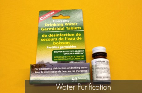 <strong>Part Number</strong>
Water Purification Tablets – 7620
<strong>Contents</strong>
One tablet will disinfect approximately one quart of water
50 Tablets per bottle
Products/Kits displayed may vary slightly than portrayed.