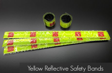 <strong>Part Number</strong>
Yellow Reflective Safety Bands – 7300
<strong>CONTENTS</strong>
Yellow Reflective Safety Bands for Arms or Legs (1-1/8”W x 15-1/2”L)    
Products/Kits displayed may vary slightly than portrayed.