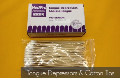 <strong>Part Number</strong> 
Tongue Depressors – 001-SC-TDA
Sterile 6” Cotton Tip Applicators – 635-018-430
<strong>CONTENTS</strong>
Tongue Depressors (500/box)
Sterile 6” Cotton Tip Applicators (2 per package)
Products/Kits displayed may vary slightly than portrayed.